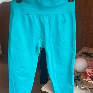 Women's Teal High-Waisted Leggings